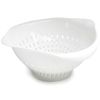 Large Colander, White