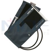 Latex-Free Replacement Blood Pressure Cuff - Large Adult D-Ring - Single Tube, Model 2080-461D, MDF Instruments