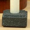 Lava Stone Taper Candle Holder
