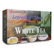 Legends of China, Organic White Tea, 100 Tea Bags, Uncle Lee's Tea