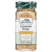 Lemon Peel, Granulated, 2.1 oz x 6 Bottles, Spice Hunter