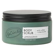 Lemongrass Body Scrub with Coffee + Shea Butter, 7.4 oz, UpCircle Beauty