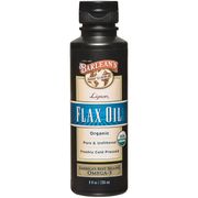 Lignan Flax Oil Liquid, Organic, 8 oz, Barlean's Organic Oils