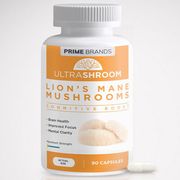 Ultra Shroom Lion's Mane Mushrooms, 90 Capsules, Prime Brands