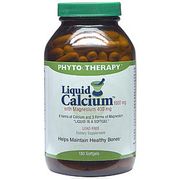 Liquid Calcium 1000 mg with Magnesium 400 mg, 180 Softgels, Phyto-Therapy (Phyto Therapy)