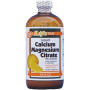 Liquid Calcium Magnesium Citrate - Orange Vanilla Flavor, 16 oz, LifeTime