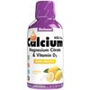 Liquid Calcium Magnesium Citrate Plus Vitamin D3, Natural Lemon Flavor