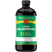 Liquid Chlorophyll, Mint Flavor, 16 oz, Bernard Jensen