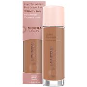 Liquid Foundation - Warm 7 - Tan, 1 oz, Mineral Fusion Cosmetics