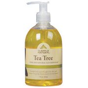 Liquid Glycerine Soap, Tea Tree, 12 oz, Clearly Natural