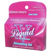 Liquid V For Women, Female Stimulating Gel, 3.3 ml x 3 Tubes, Body Action