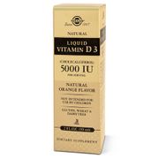 Liquid Vitamin D3 5,000 IU - Natural Orange Flavor, 2 oz, Solgar