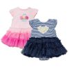 Girls' Tutu Popover 2-Pack, Pink/Navy