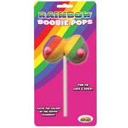 Rainbow Boobie Pops, Adult Lollipops, 1.48 oz, Hott Products