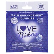 Love Bites Male Enhancement Gummies, 2 Gummies x 12 Pouches, Doc Johnson