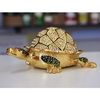 Lucky Turtle Gilt Jewelry Gift Box with Fine Crystals