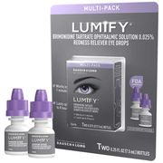 Lumify Redness Reliever Eye Drops, 0.25 oz (7.5 ml) x 2 Bottles