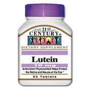 Lutein 10 mg 60 Tablets, 21st Century Health Care