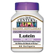 Lutein 20 mg 60 Softgels, 21st Century Health Care