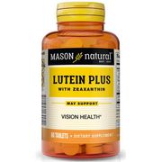 Lutein Plus with Zeaxanthin, 60 Tablets, Mason Natural