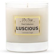 Luxury Candle - Luscious Lavender Sage, 8.5 oz, De Soap Boutique