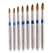 Ma Cherie Finest Kolinsky Nail Brush (Reversable Steel Handle) # 16