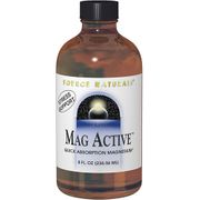 Mag Active Liquid, Quick Absorption Magnesium, 4 oz, Source Naturals