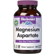 Magnesium Aspartate, 100 Vegetable Capsules, Bluebonnet Nutrition