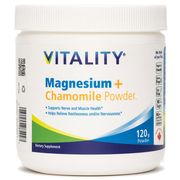 Magnesium + Chamomile Powder for Adults, 120 g, Vitality