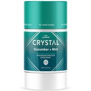 Magnesium Enriched Deodorant Stick, Cucumber + Mint, 2.5 oz, Crystal Body Deodorant