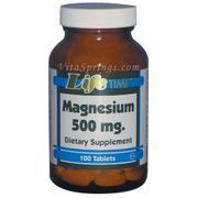 Magnesium from Aspartate Oxide, 500 mg, 100 Tablets, LifeTime