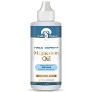 Magnesium Oil, Dropper Tip Cap, 4 oz x 2 pc, Health and Wisdom Inc.