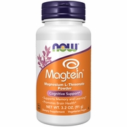 Magtein Powder, Cognitive Support, 3.2 oz, NOW Foods