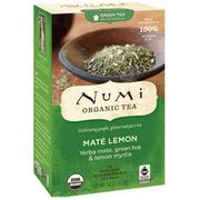 Mate Lemon Green Tea, 18 Tea Bags, Numi Tea