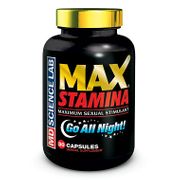 Max Stamina (MaxStamina), Maximum Sexual Stimulant for Men, 30 Capsules, MD Science Lab