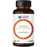 Maximum Strength Digest-13 Multi-Enzyme, Value Size, 120 Coated Caplets, Vitamin World