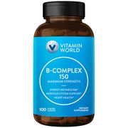 Maximum Strength Vitamin B-Complex 150, 100 Coated Caplets, Vitamin World