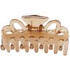 Medium Double Loop Hair Clamp - Gardenia - Honey