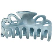 Medium Double Loop Hair Clamp - Gardenia - Twin Blue, 1 ct, DiPrima Beauty