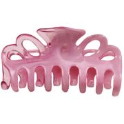 Medium Double Loop Hair Clamp - Gardenia - Twin Pink, 1 ct, DiPrima Beauty