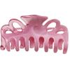 Medium Double Loop Hair Clamp - Gardenia - Twin Pink