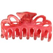 Medium Double Loop Hair Clamp - Gardenia - Twin Red, 1 ct, DiPrima Beauty