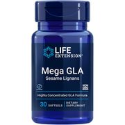 Mega GLA Sesame Lignans, 30 Softgels, Life Extension