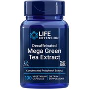 Mega Green Tea Extract - Decaffeinated, 100 Vegetarian Capsules, Life Extension