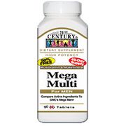 Mega Multi For Men, Multi-Vitamins & Minerals, 90 Tablets, 21st Century Health Care