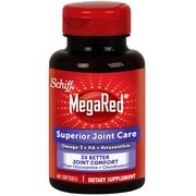 MegaRed Superior Joint Care (Omega-3, Hyaluronic Acid & Astaxanthin), 60 Softgels, Schiff