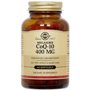 Megasorb CoQ-10 400 mg (Coenzyme Q-10), 60 Softgels, Solgar