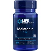 Melatonin 1 mg, 60 Capsules, Life Extension