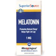 Melatonin 1 mg, 100 Instant Dissolve Tablets, Superior Source
