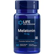 Melatonin 10 mg, 60 Vegetarian Capsules, Life Extension